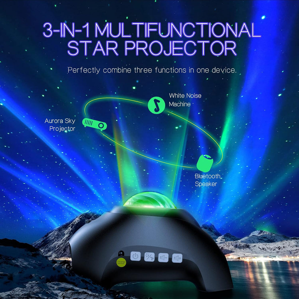 AuroraGlow Star Projector/أورورا جلو ستار بروجيكتور