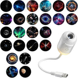 Galaxy Star Projector Night Light/مصباح ليلي وجهاز عرض لنجوم ومجرات